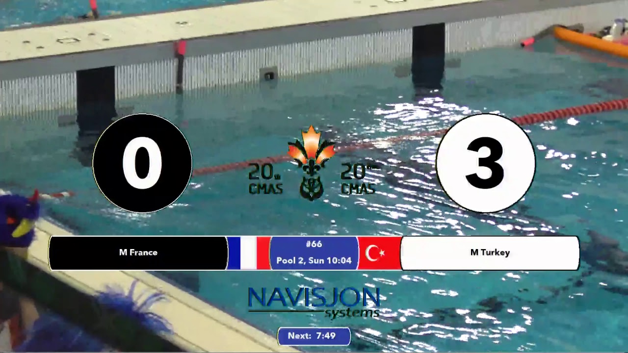 G66 - EM FRA vs. TUR - 20th CMAS Underwater Hockey World Championships