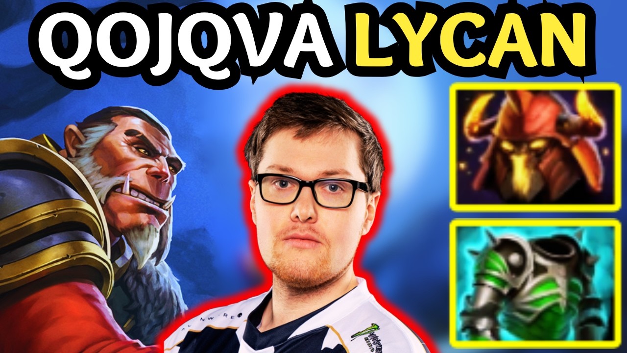 🔥 Qojqva LYCAN Offlane GOD &mdash; INSANE SHAPESHIFT PUSH DOMINATION 🔥 Dota 2 Offlane