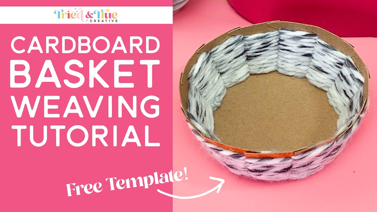 Fun & Easy DIY: How To Make A Cardboard Basket Weaving