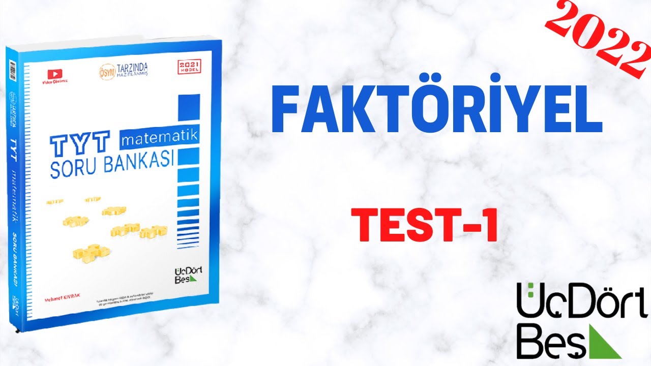 345 TYT MATEMATİK SORU BANKASI FAKTÖRİYEL TEST 1 (SAYFA 46/47)