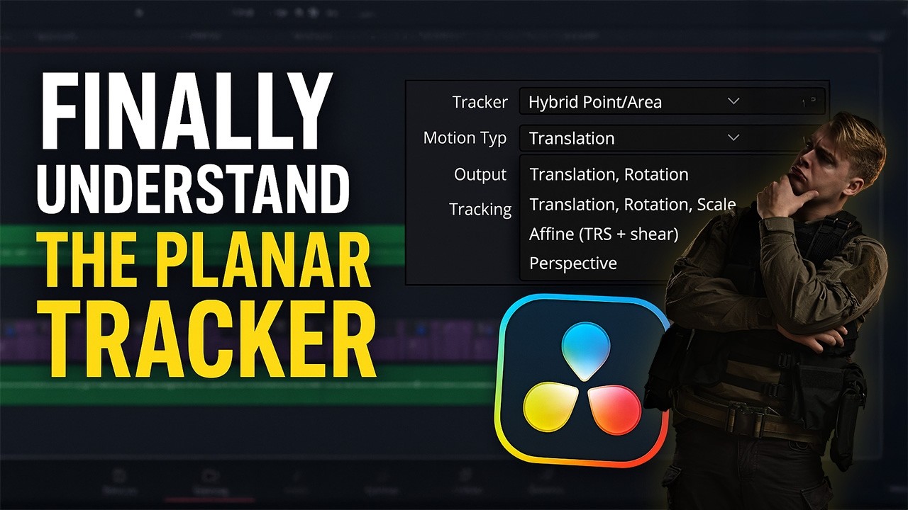 Освойте Planar Tracker для создания потрясающих эффектов в DaVinci Resolve