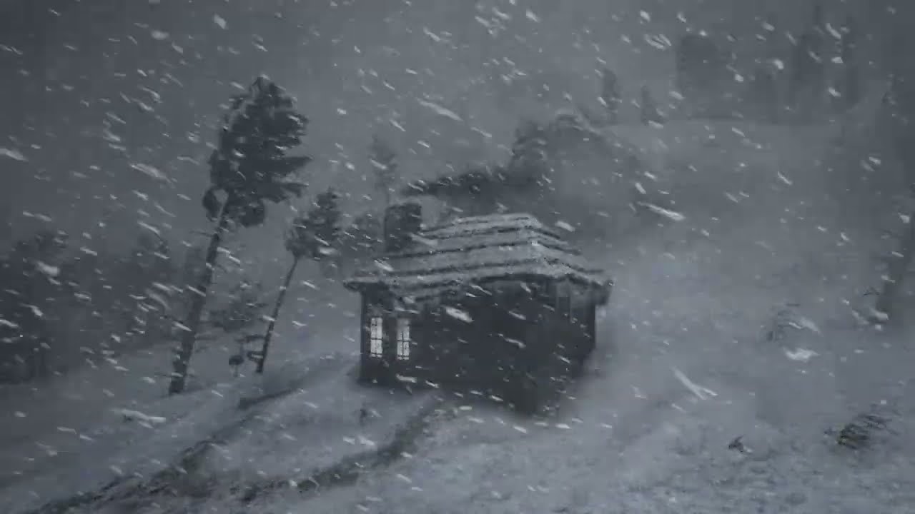 EXTREME COLD with BRUTAL ARCTIC WINTER and Snowstorms for Sleeping | Polar Wind Night 2026
