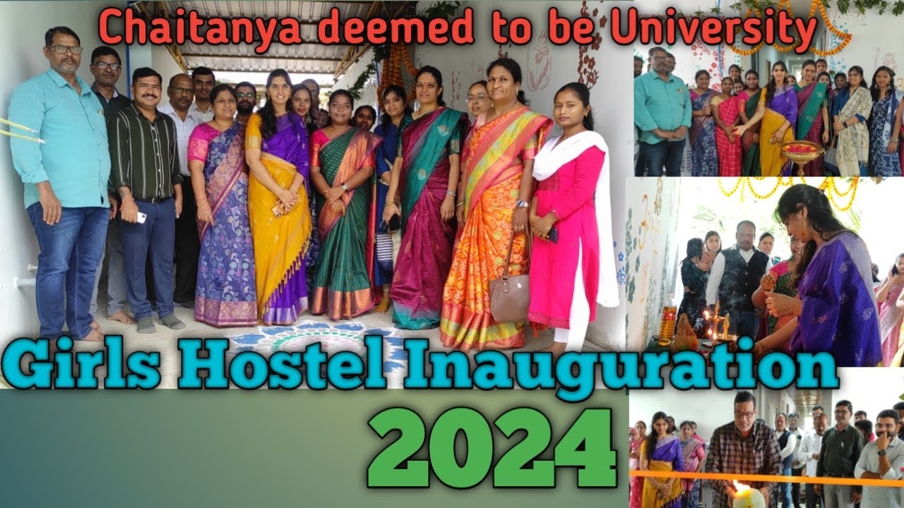 Girls Hostel Inauguration 2024 ll Chaitanya deemed to be University ll #hostel #vlog #cdu #hyderabad