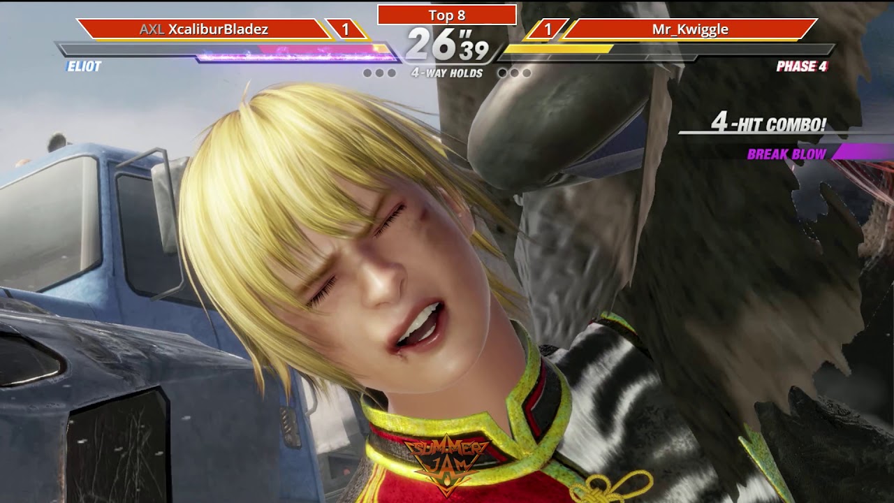 SJXIII: DOA6 Top 8 Mr_ kwiggle VS AXL Xcaliburbladez