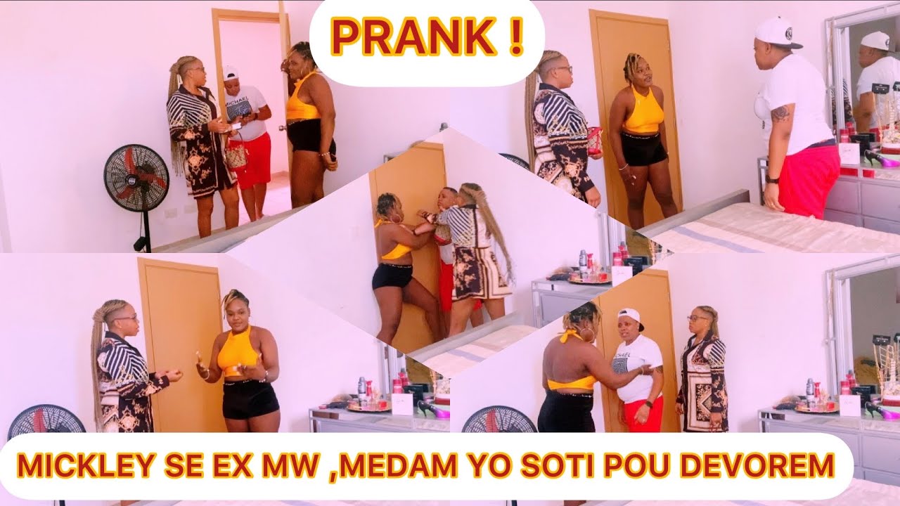PRANK | Mickley se ex mw, Mezanmi men Medam yo soti pou yo devorem wi oh 😳😳 @Mickleyandfaby1