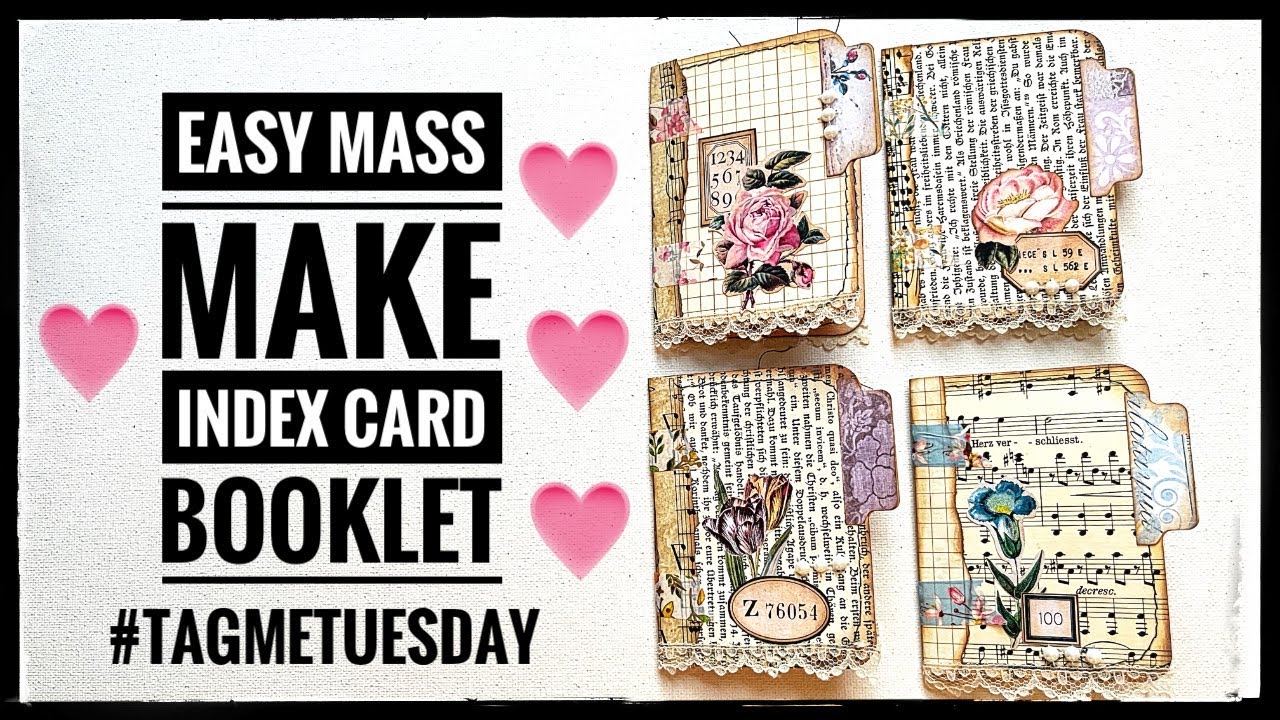 Простое массовое производство — буклет с карточками #tagmetuesday
