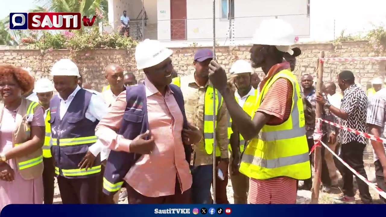Ruto lays foundation stone for 154  units of the Diani Affordable Housing Project in Kwale County