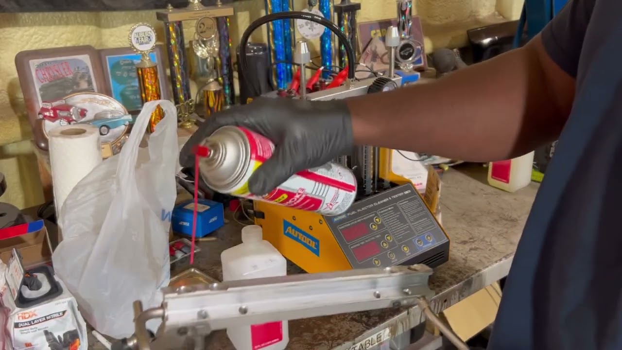 C4 LT4 fuel injector cleaning and test drive 