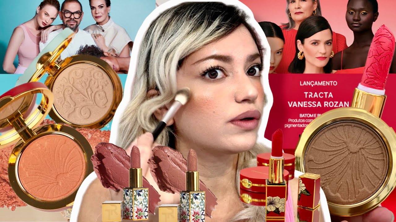 Coleção Tracta By Vanessa Rozan e Junior Mendes. #tracta #maquiagem #maquiagembrasil