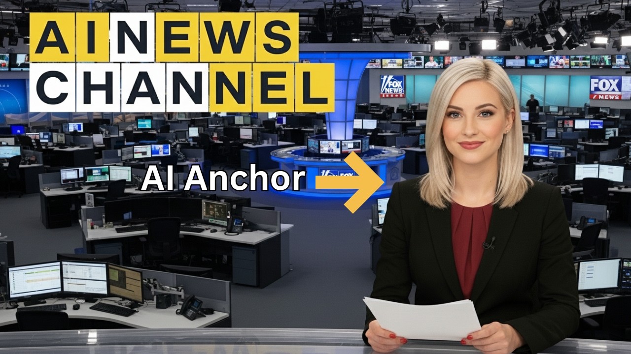 Create Your Own AI News Channel | Talking News Anchor