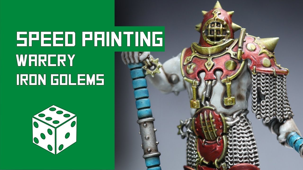 How To Speed Paint Iron Golems: Warhammer Age Of Sigmar Warcry Tutorial