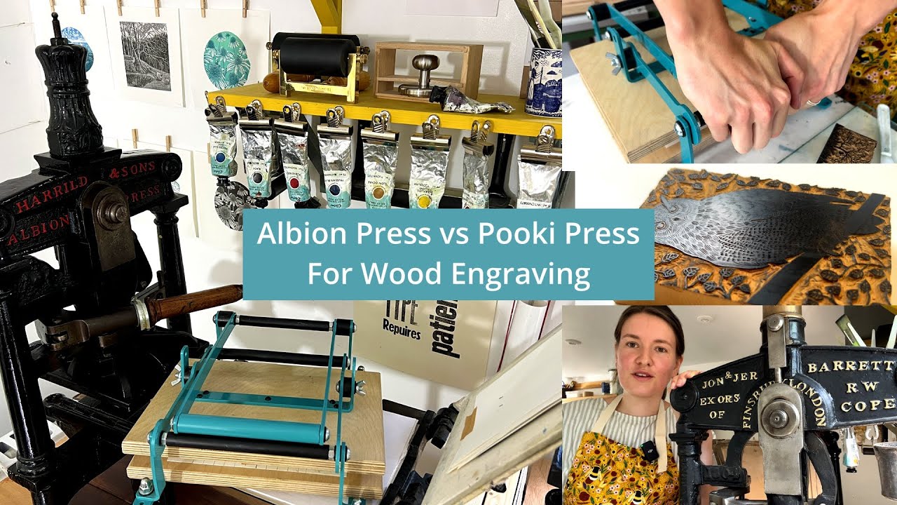 Albion Press vs Pooki Press for Wood Engraving