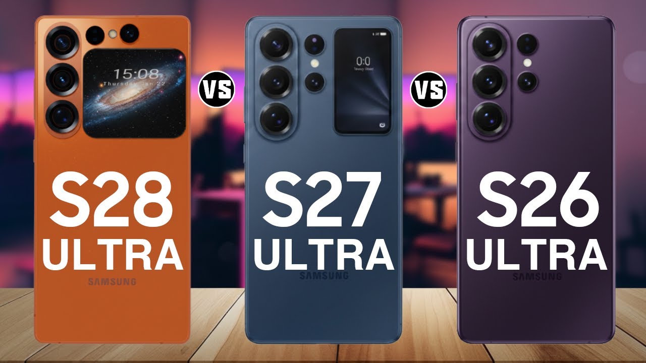 Samsung Galaxy S28 Ultra vs Samsung Galaxy S27 Ultra vs Samsung Galaxy S26 Ultra – Full Comparison