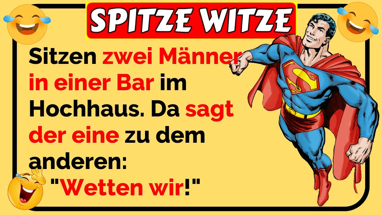 🤣Spitze Witze: Zwei M&auml;nner sitzen in einer Bar ... was dann passiert, ist lustig 🤣😂🤣
