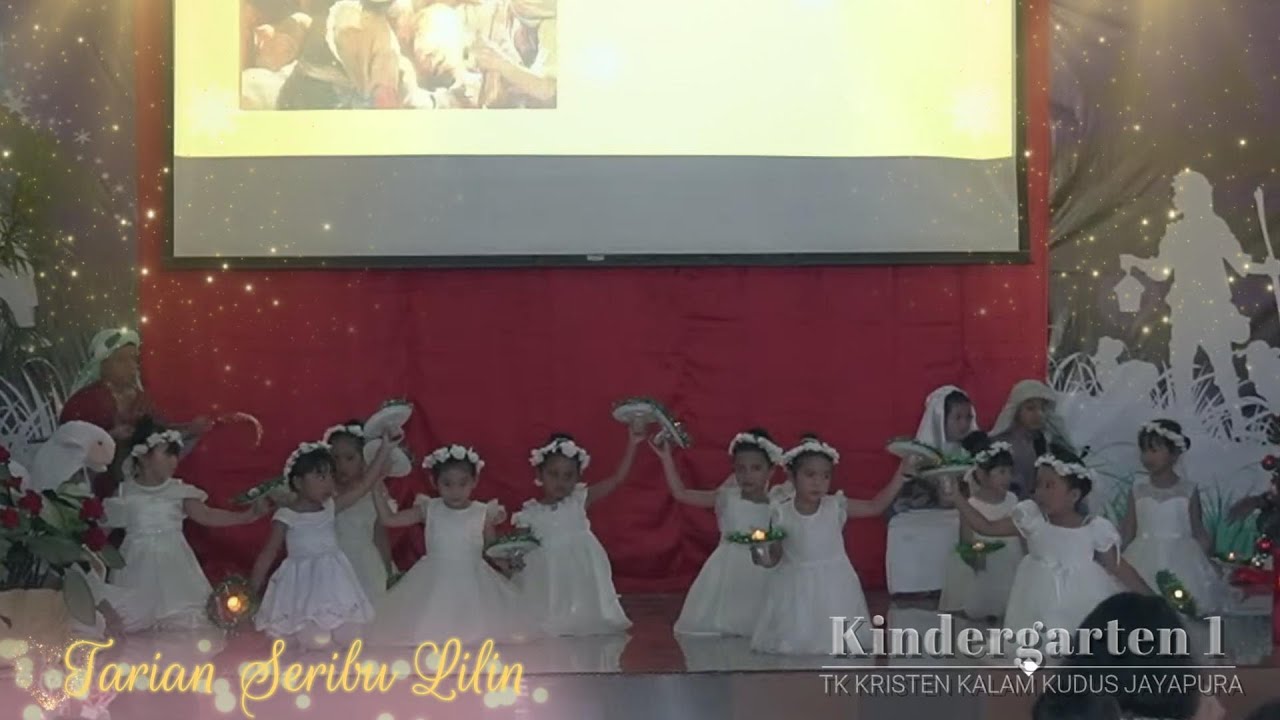 Tarian Seribu Lilin - Kindergarten 1 TK Kristen Kalam Kudus Jayapura - Natal 2022