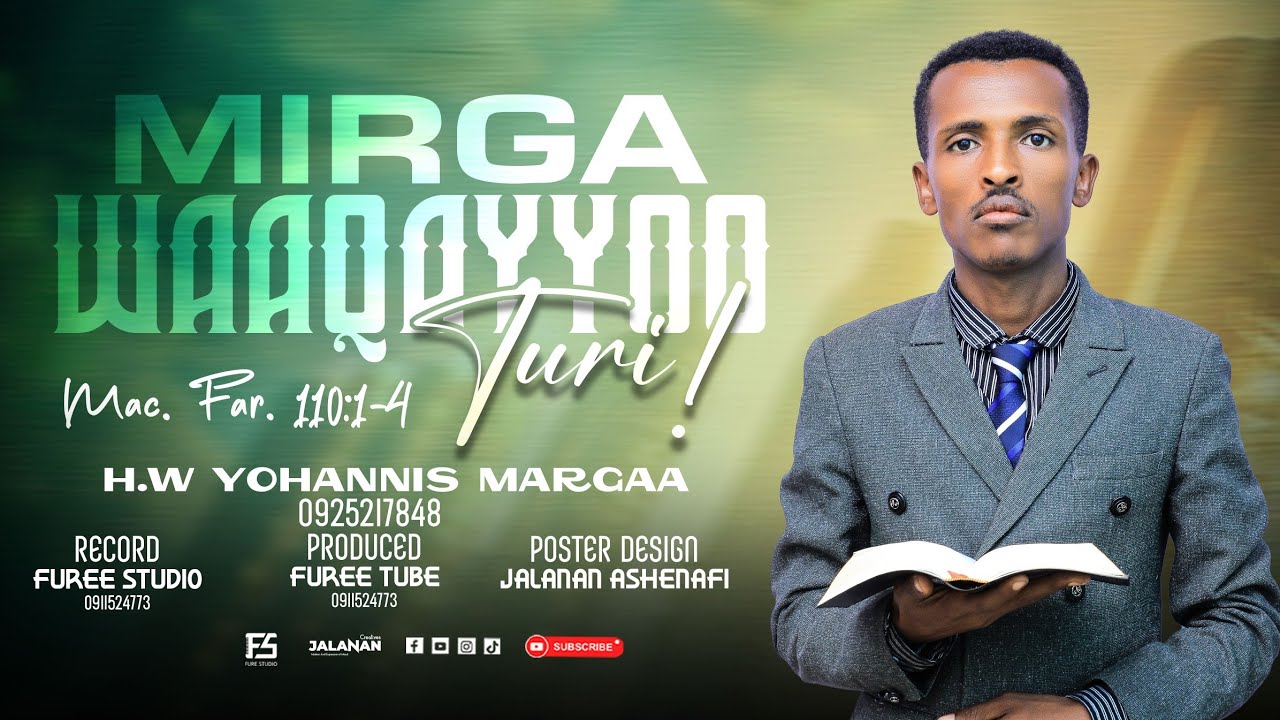 Mirga Waaqayyoo Turi || H.W.Yohanis merga || Barsiisa wangeelaa || 2026