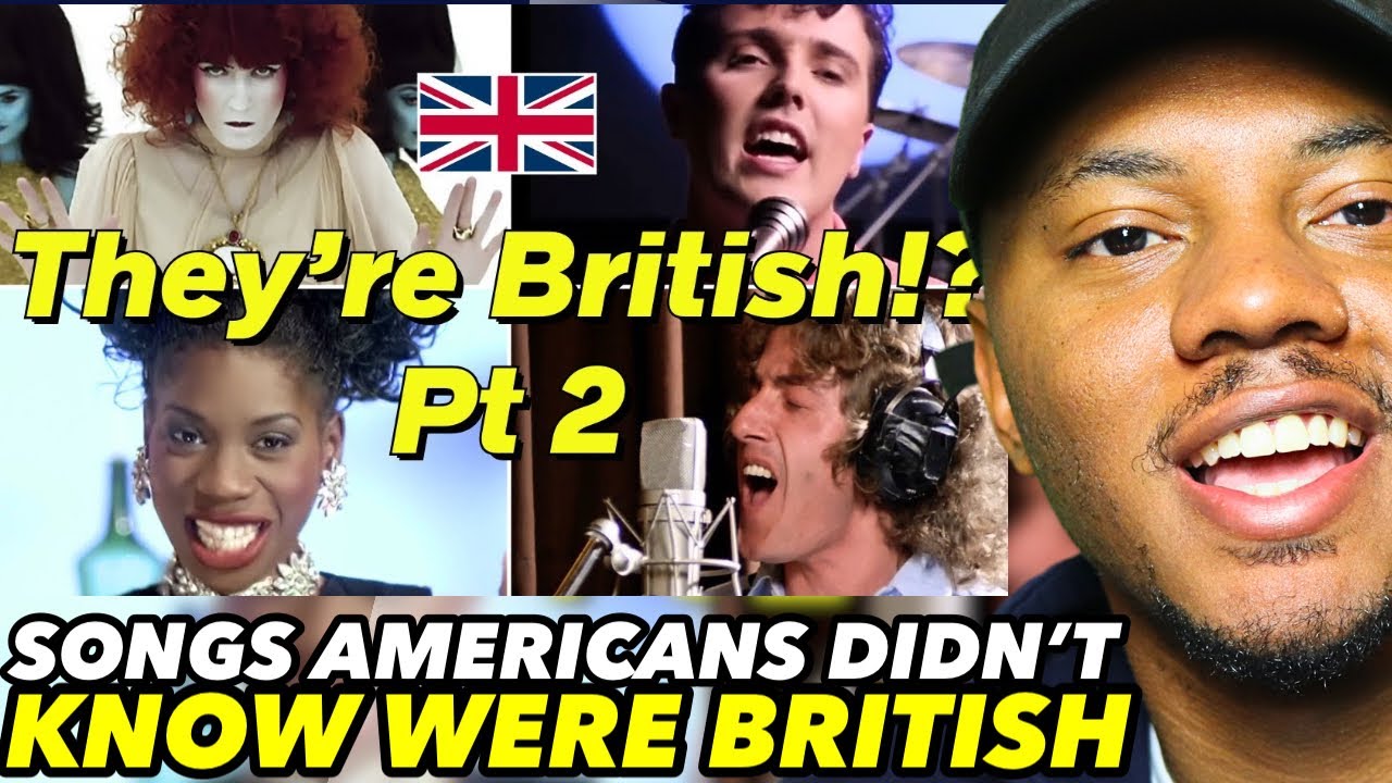 Songs Americans didn't know were British artists | All Of These Hits Are By Brits! pt 2 REACTION!