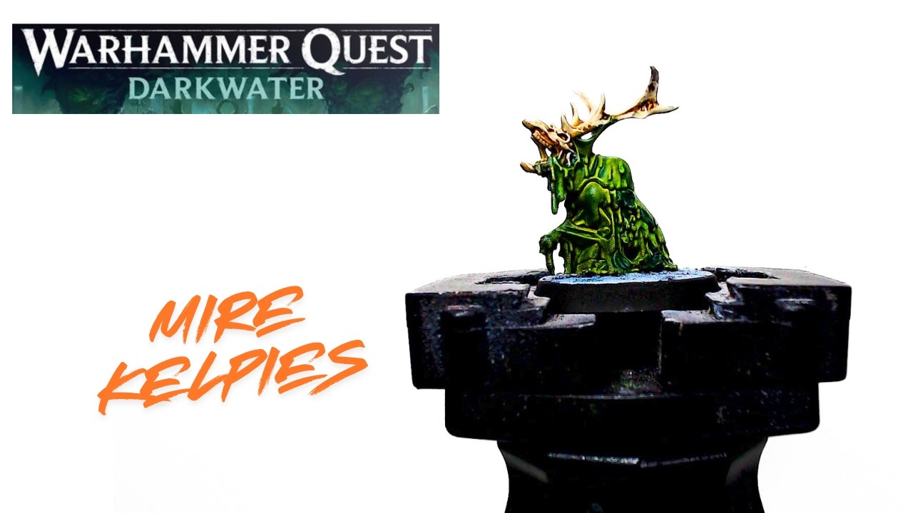 How to paint Mire Kelpies from Warhammer Quest: Darkwater