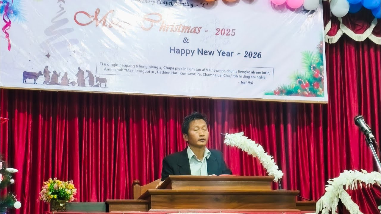 #Kumthak Sermon by Pu Lalzui Gangte at ESC Church SANTING (L) 2025.💕