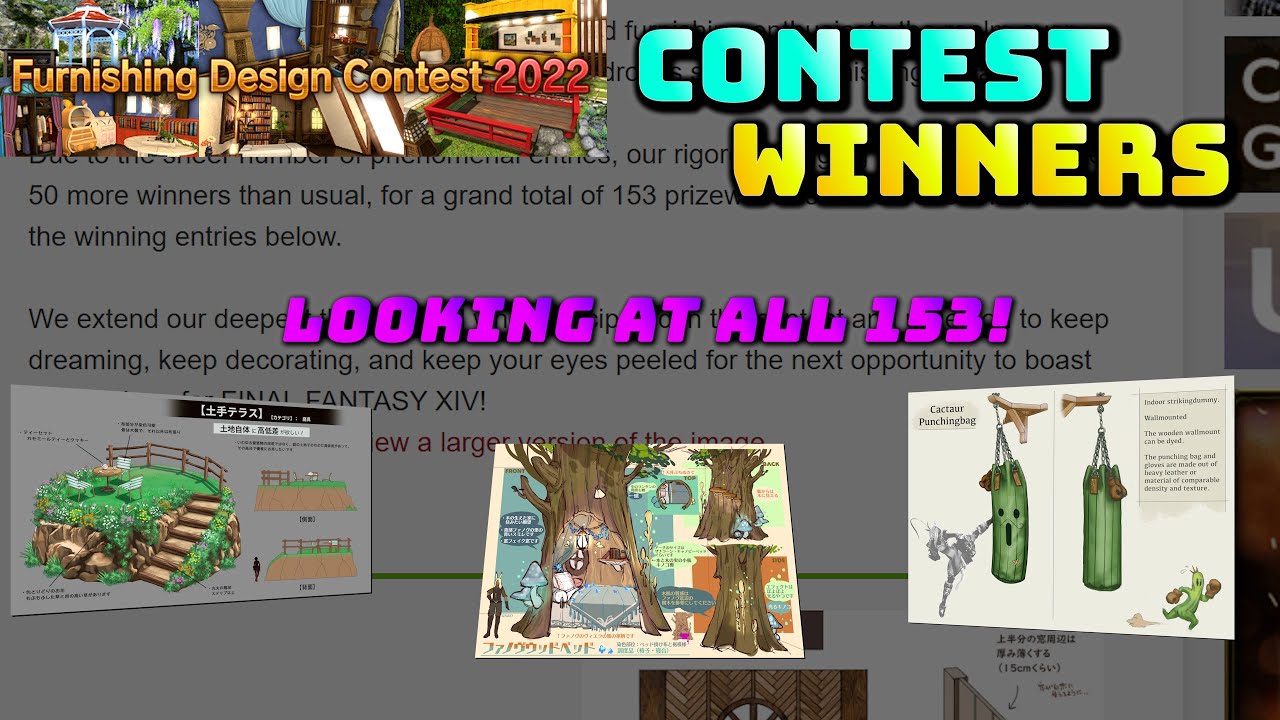 FFXIV: Looking at the FANTASTIC Furnishing Design Contest Winners of 2022!