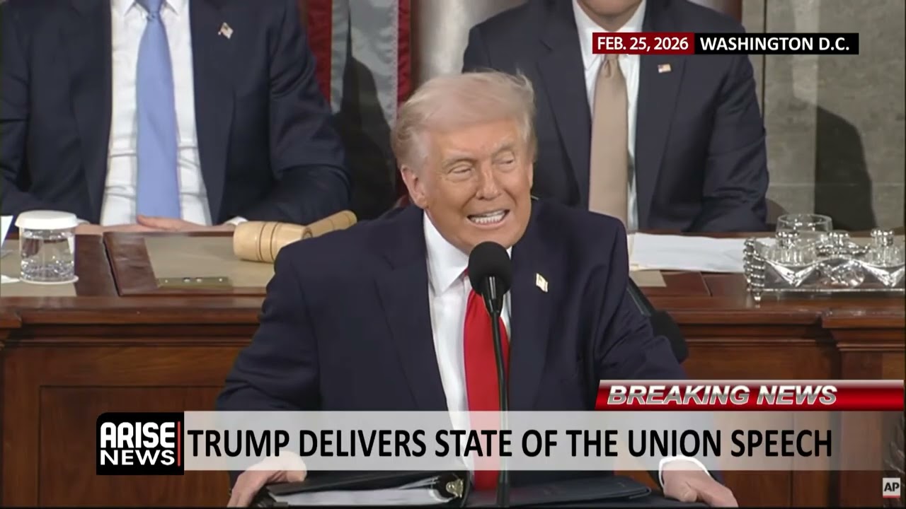 TRUMP DELIVERS STATE OF THE UNION SPEECH