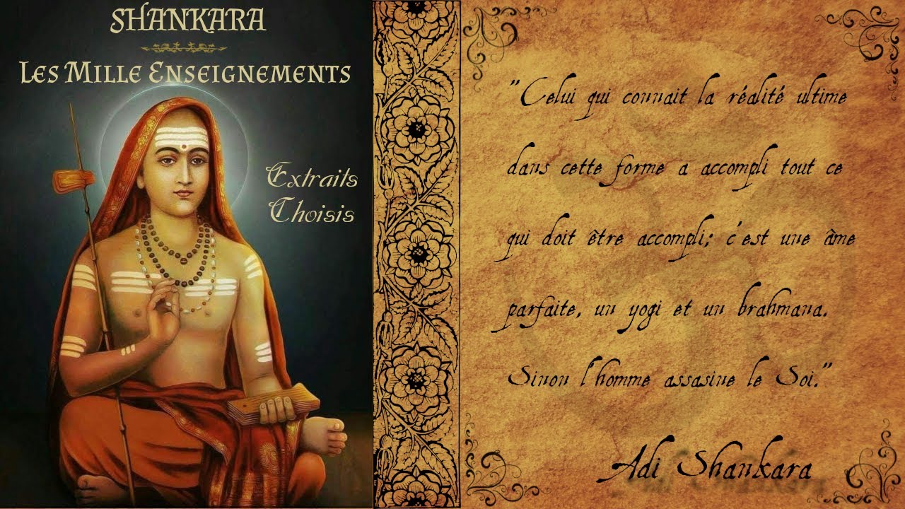 Shankara - Les Mille Enseignements - Extraits Choisis [Advaïta]