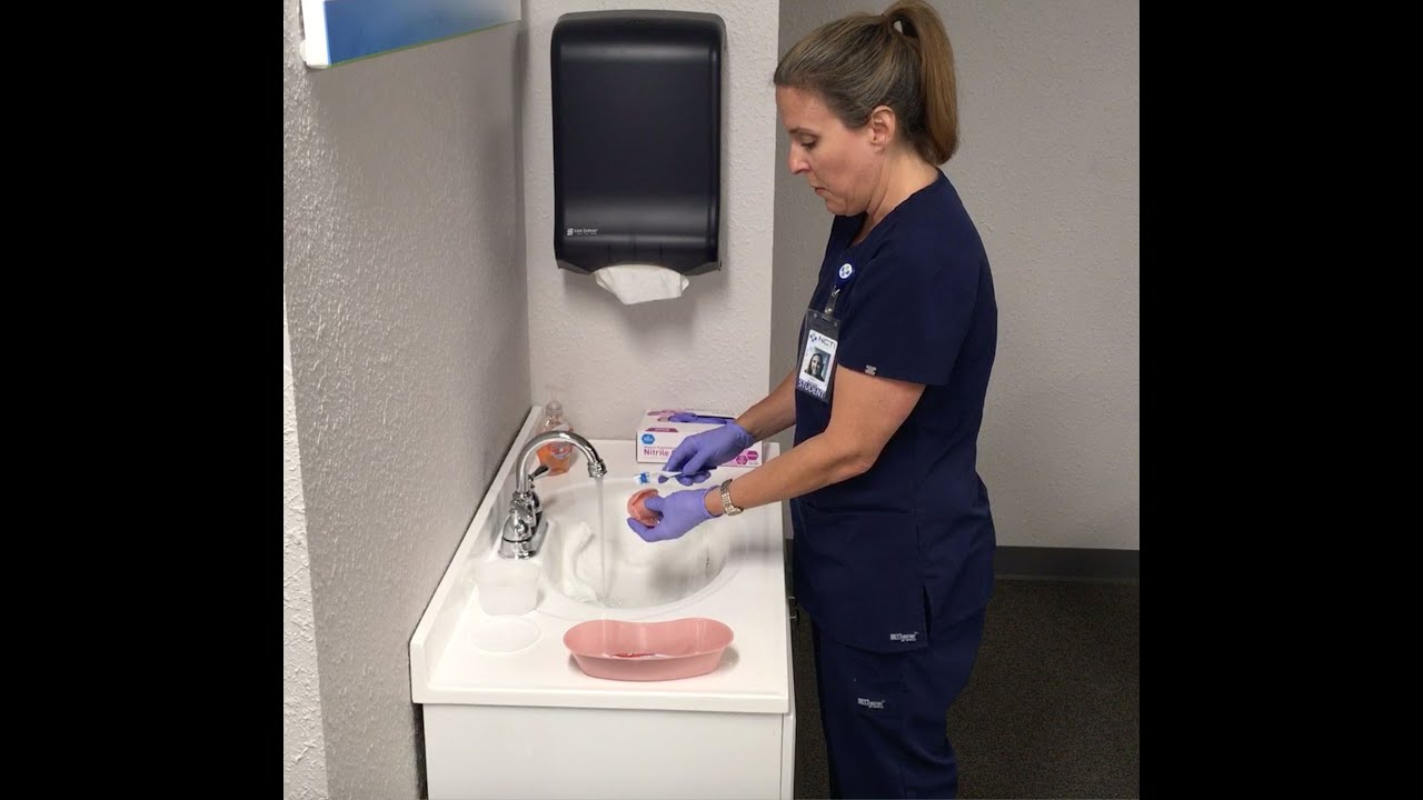 Colorado CNA | Skill 5 | Cleans Upper or Lower Denture