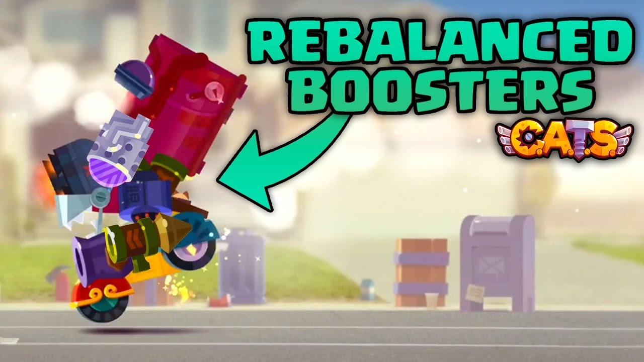 C.A.T.S NEW REBALANCED BOOSTERS - BLASTY NUDGE & INVERSE THRUSTER - Crash Arena Turbo Stars