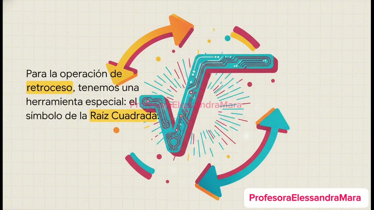 🛑 Exponentes y raíces cuadradas (nivel introductorio) l ProfesoraElessandraMara l Elessandra Mara 