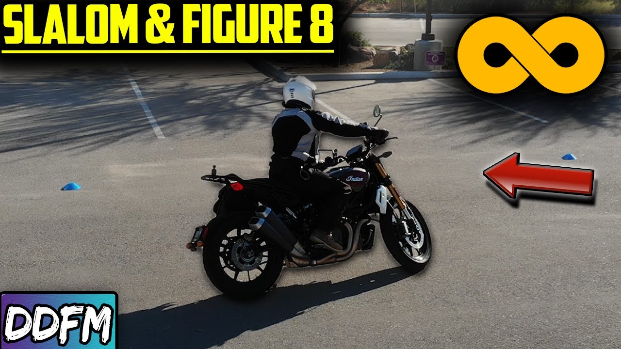 How To Pass Your UK Module 1 Motorcycle Test - Slalom & Figure of Eight