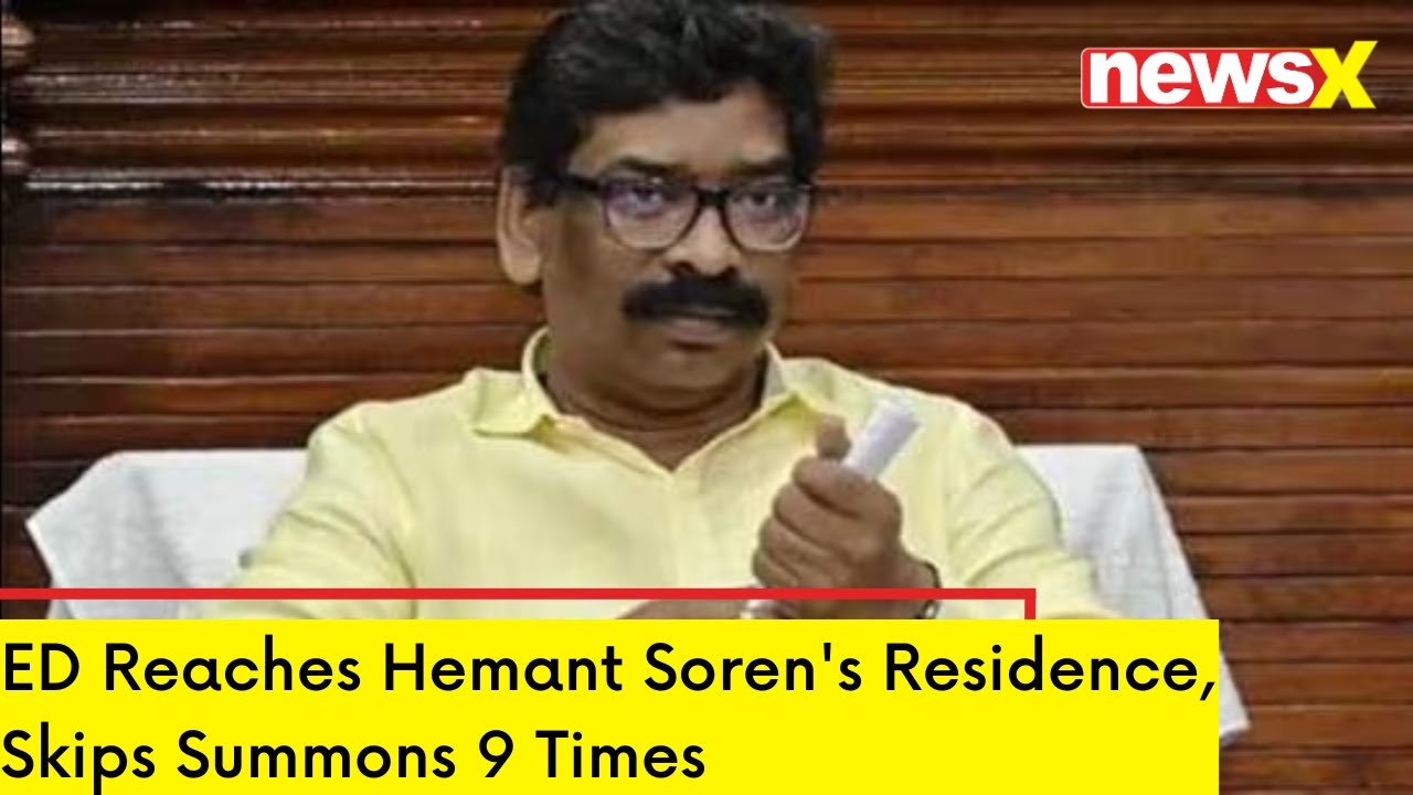 ED Reaches Hemant Soren's Residence, Skips Summons 9 Times | Money Laundring Case | NewsX