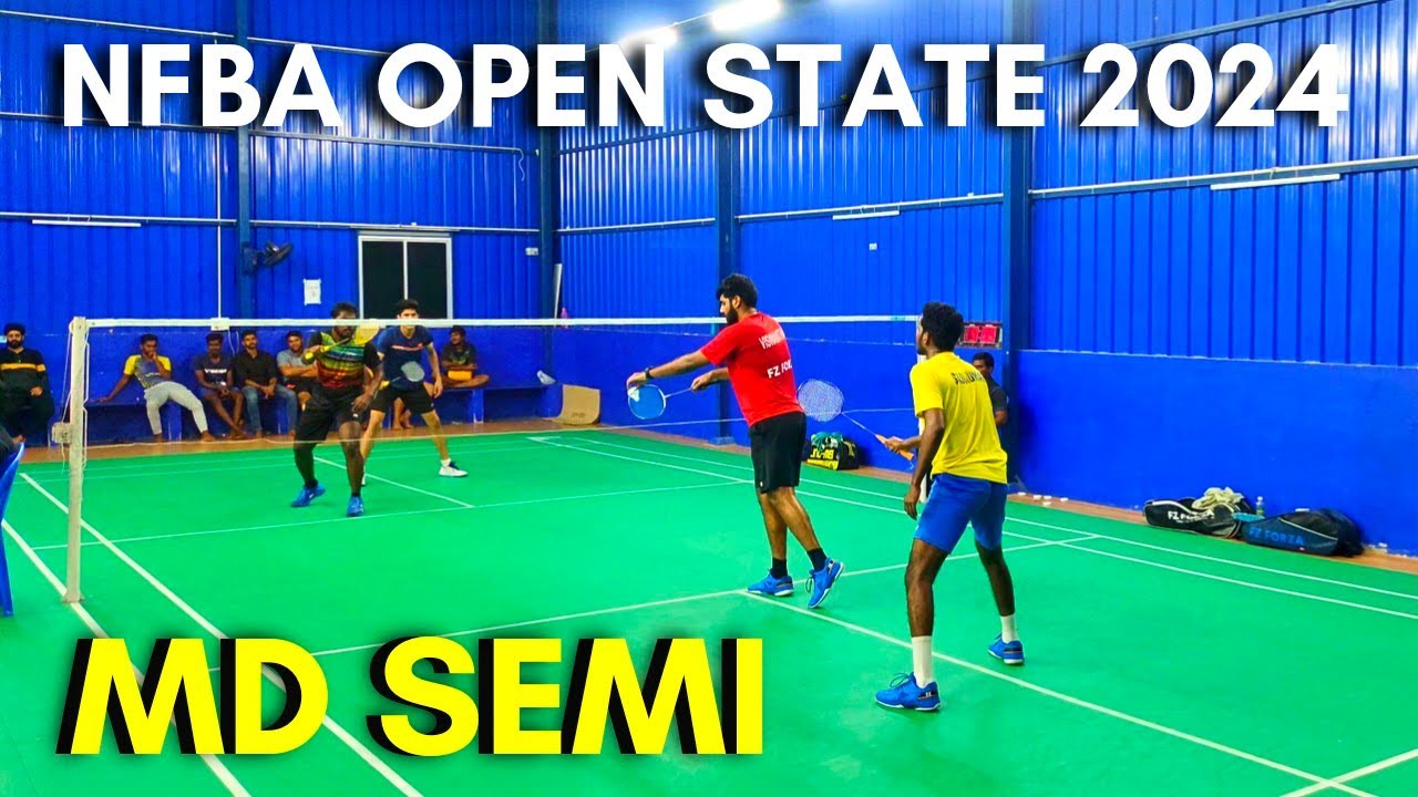 LOKESH & SASIKUMAR vs ARJUNKRISHNAN & GANESH | NFBA OPEN STATE BADMINTON TOURNAMENT 2024 - CHENNAI
