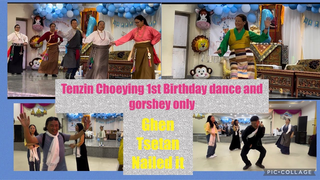 Tenzin Choeying 1st birthday dance n gorshey only .