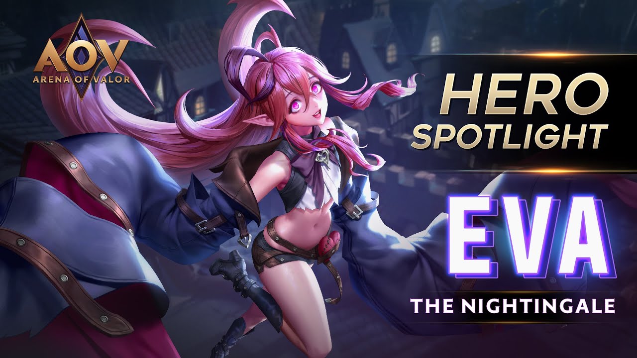 Eva The Nightingale Hero Spotlight - Garena AOV (Arena of Valor)