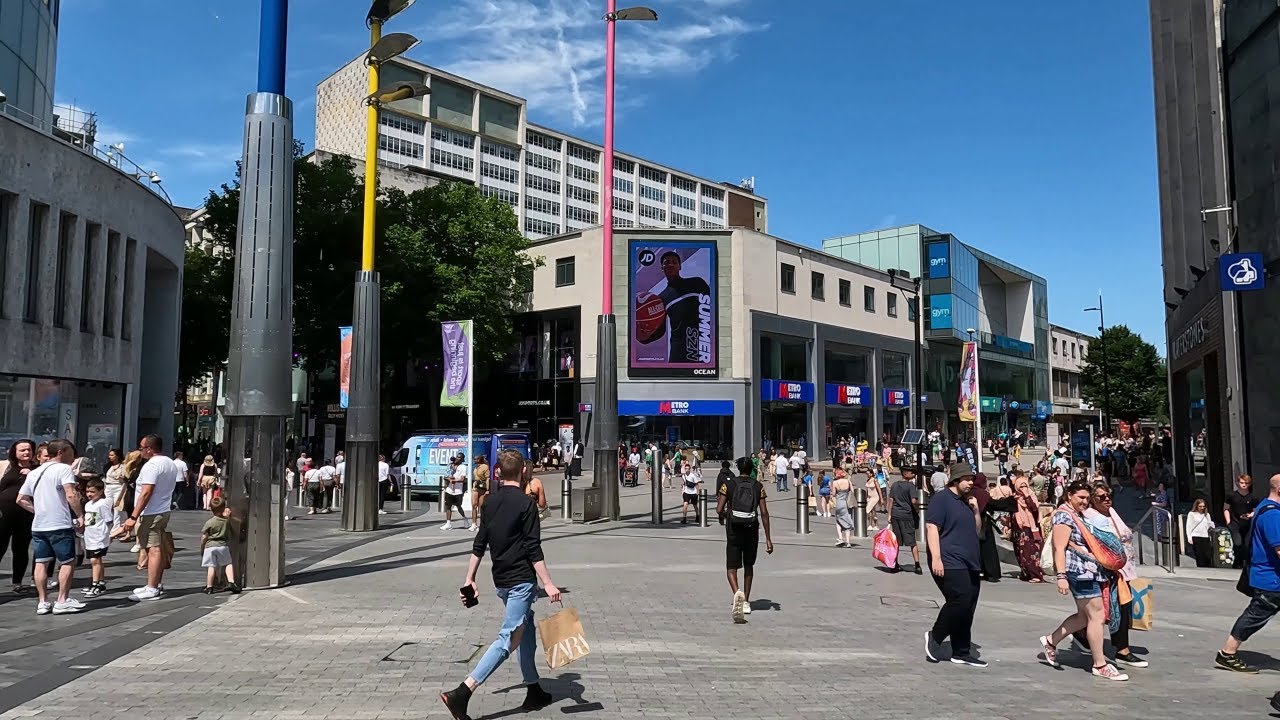 BIRMINGHAM CITY CENTRE PART2 SUMMER 2022 [4K]