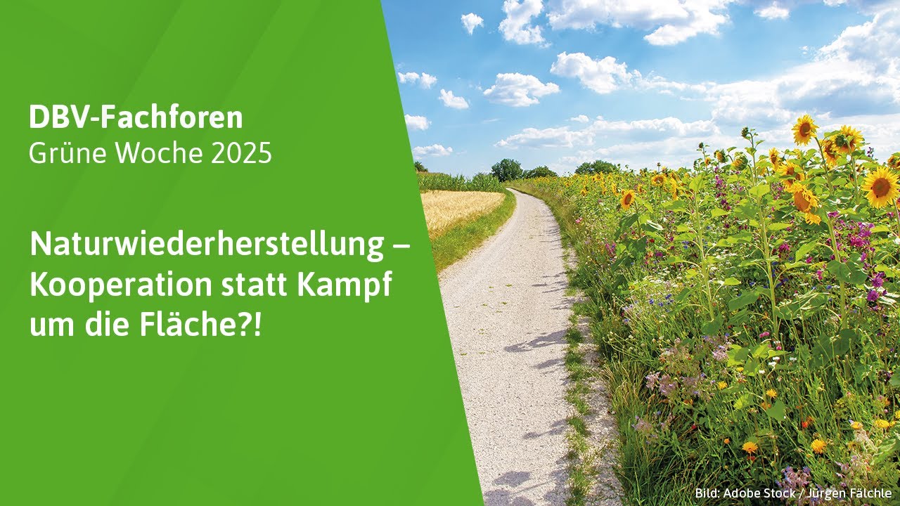 Naturwiederherstellung – Kooperation statt Kampf um die Fläche?!