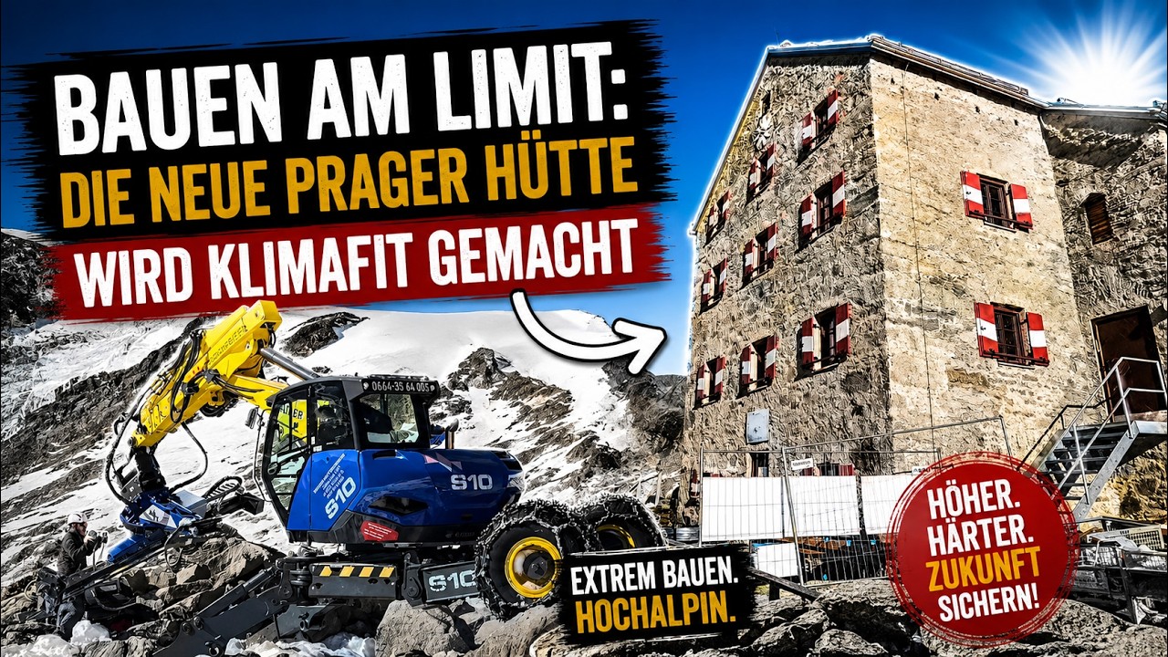 Bauen am Limit: Neue Prager Hütte wird klimafit gemacht