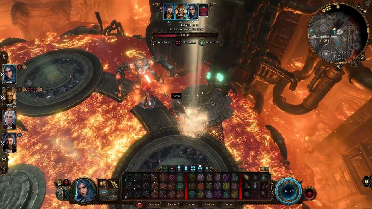Baldur's Gate 3 - Tactician - Grym Eternal Protector of the Forge - No Forge Hammer