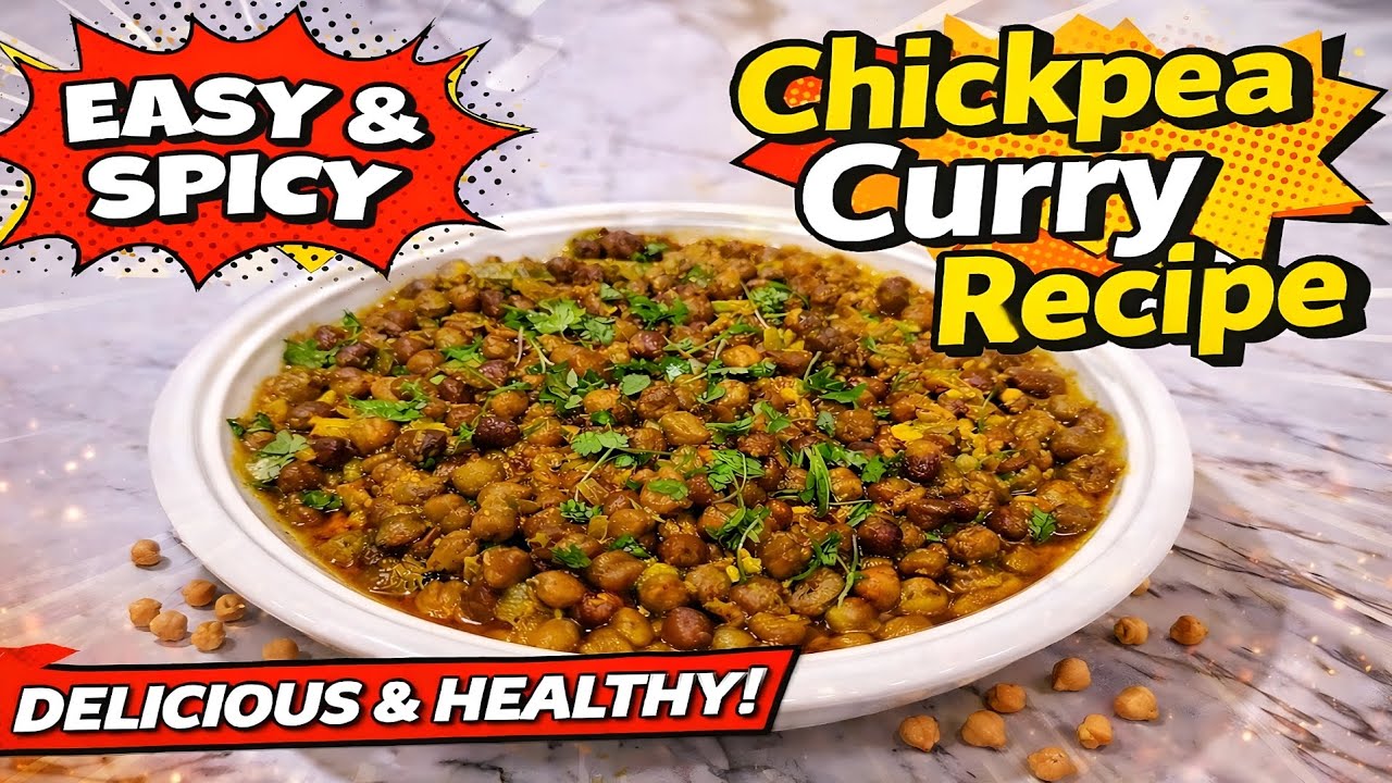 Restaurant style Chickpea Curry Recipe 🥘 | Easy & Spicy Chana Masala at Home | professor of kitchen