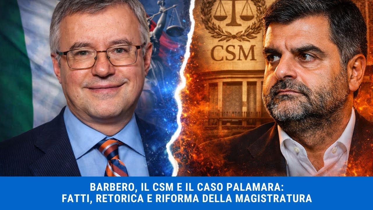 Barbero, il CSM e il caso Palamara: fatti, retorica e riforma della magistratura