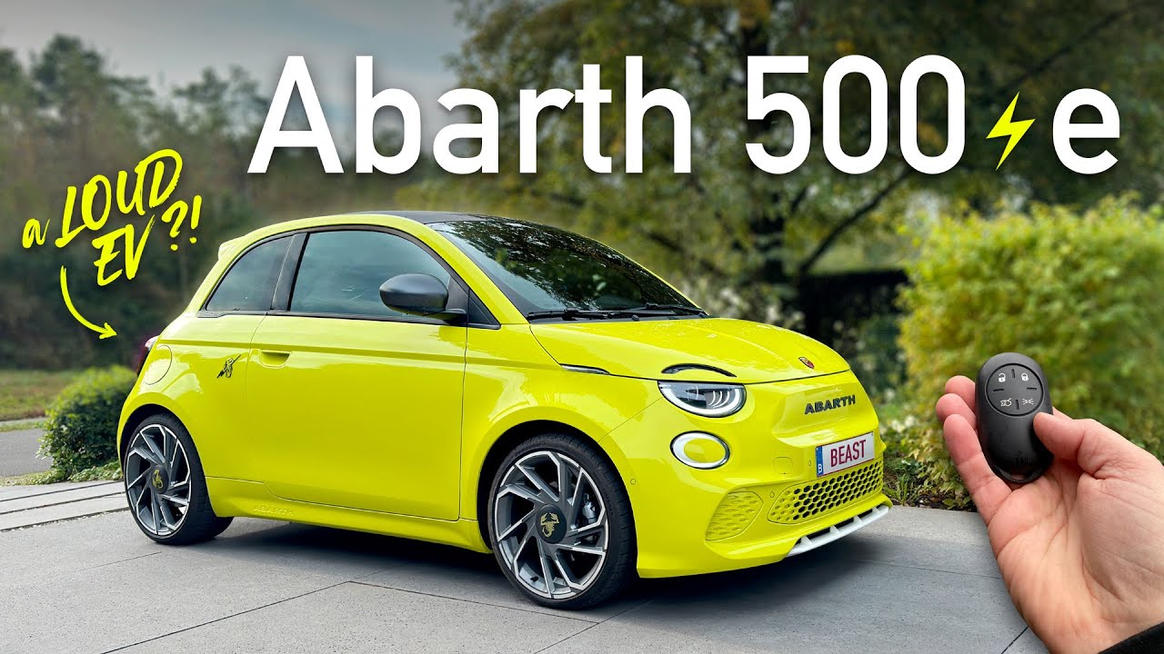 2023 Abarth 500e (155 л.с.) - самый громкий EV в истории!
