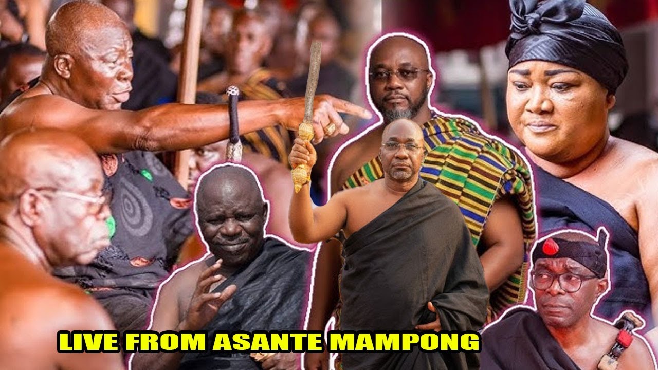Live Now: Tradition and Enstoolment Process of Asante Mampong Hene  Leslie Nkansah Osei-Bonsu