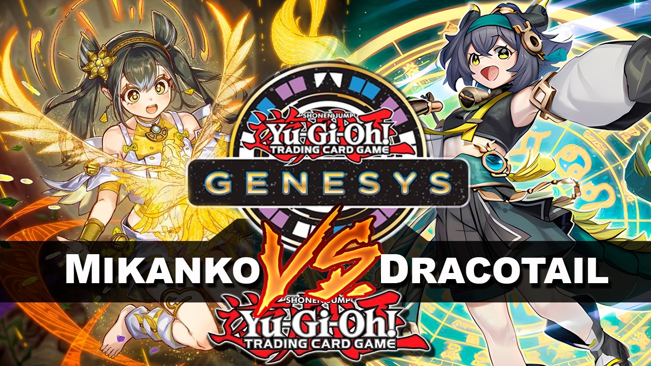YuGiOh! Genesys - Mikanko Vs Dracotail Dragonmaid | Ohime, ameno