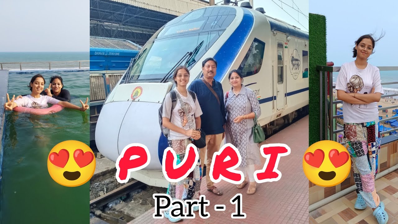 Puri 😍 First Time In Vande Bharat Express 😍 Part-1 😍 Vlog-06 #youtubevideo #vandebharatexpress
