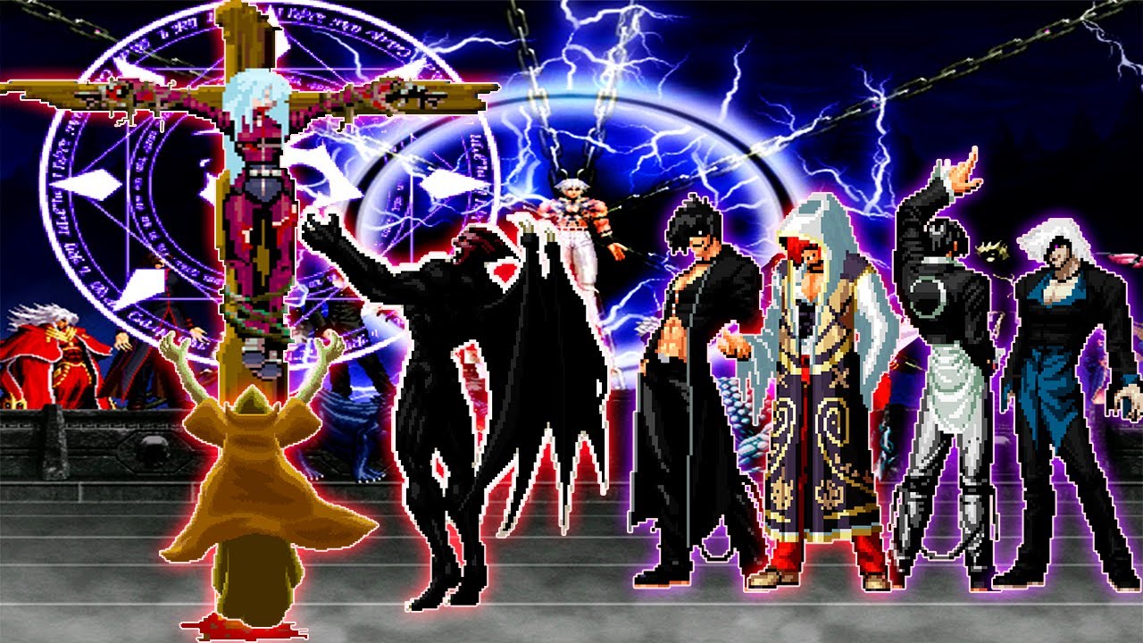 Kof Mugen Yami Kula VS Super Iori Team!!