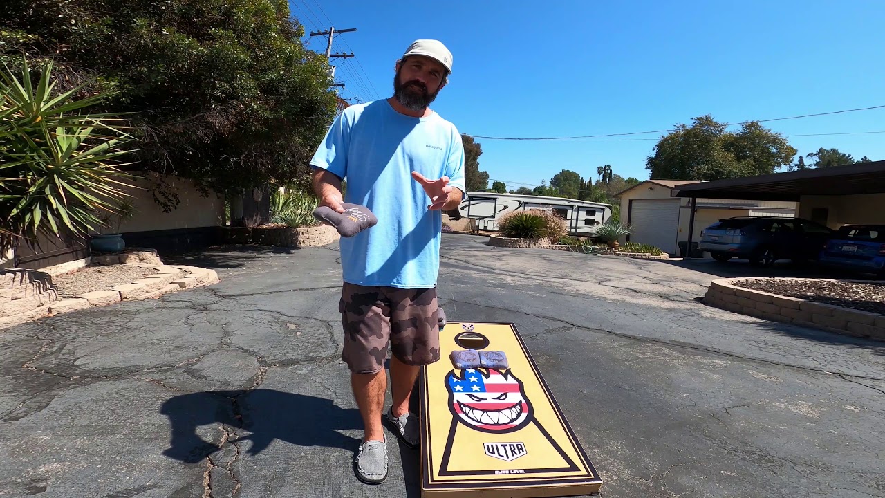 Cornhole Trickshot Tutorial - How To Throw A Roll Shot