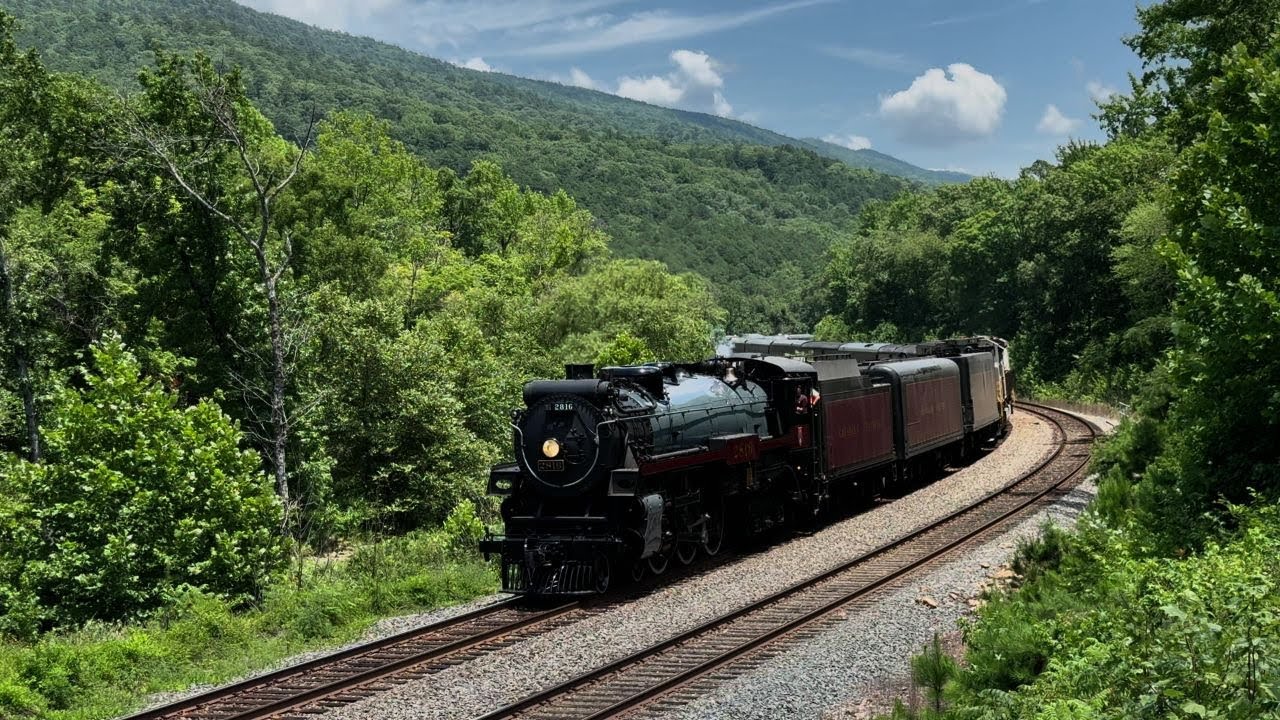 CP 2816 Flying Back To RICH MOUNTAIN! Chasing The Empress from Caddo Lake to Heavener!