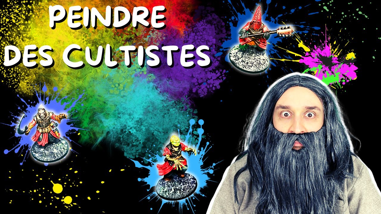 Cultistes Frostgrave speedpaint | Le résultat final