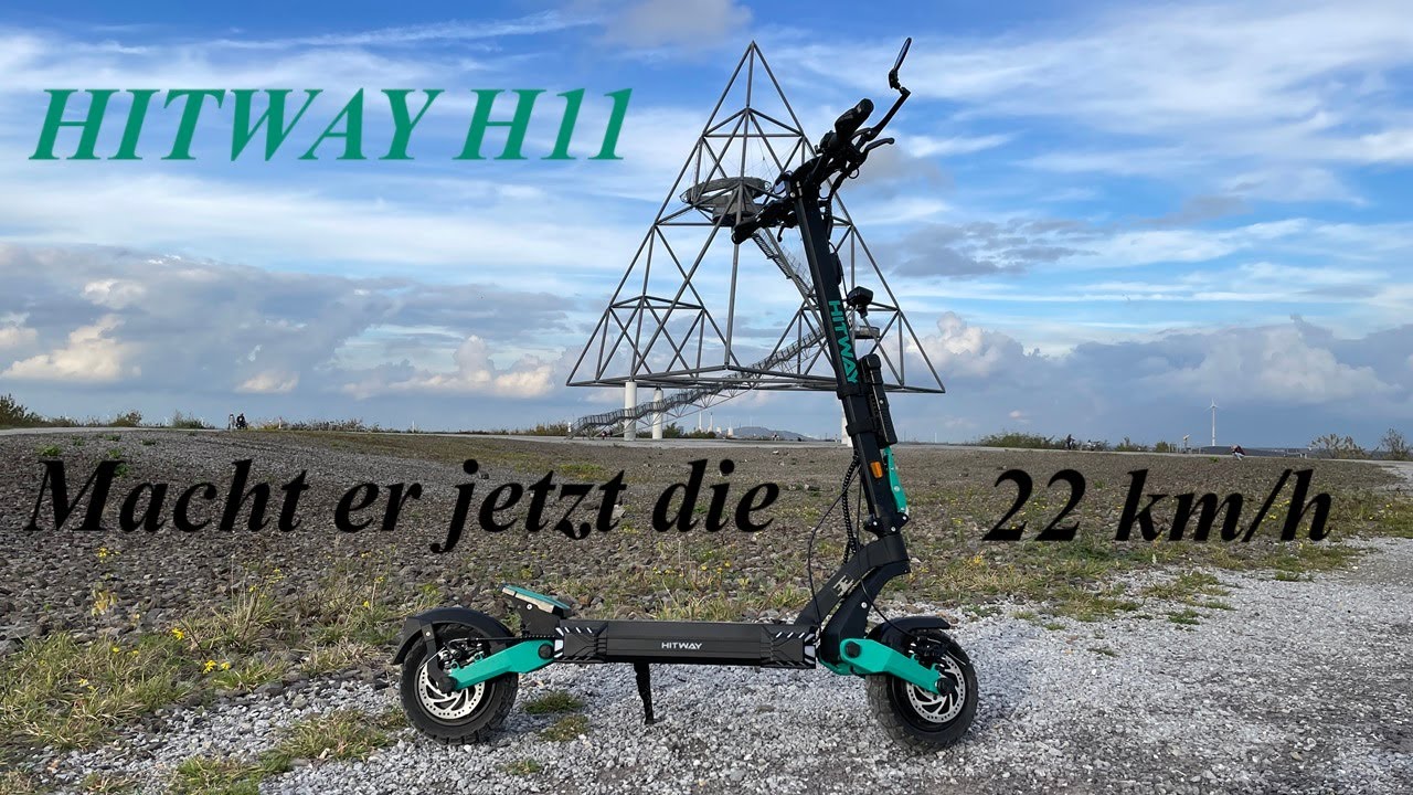 Erreicht der E-Scooter Hitway H11 nach der Anpassung nun die 22 km/h auf der Ebene ohne zu Pumpen ?