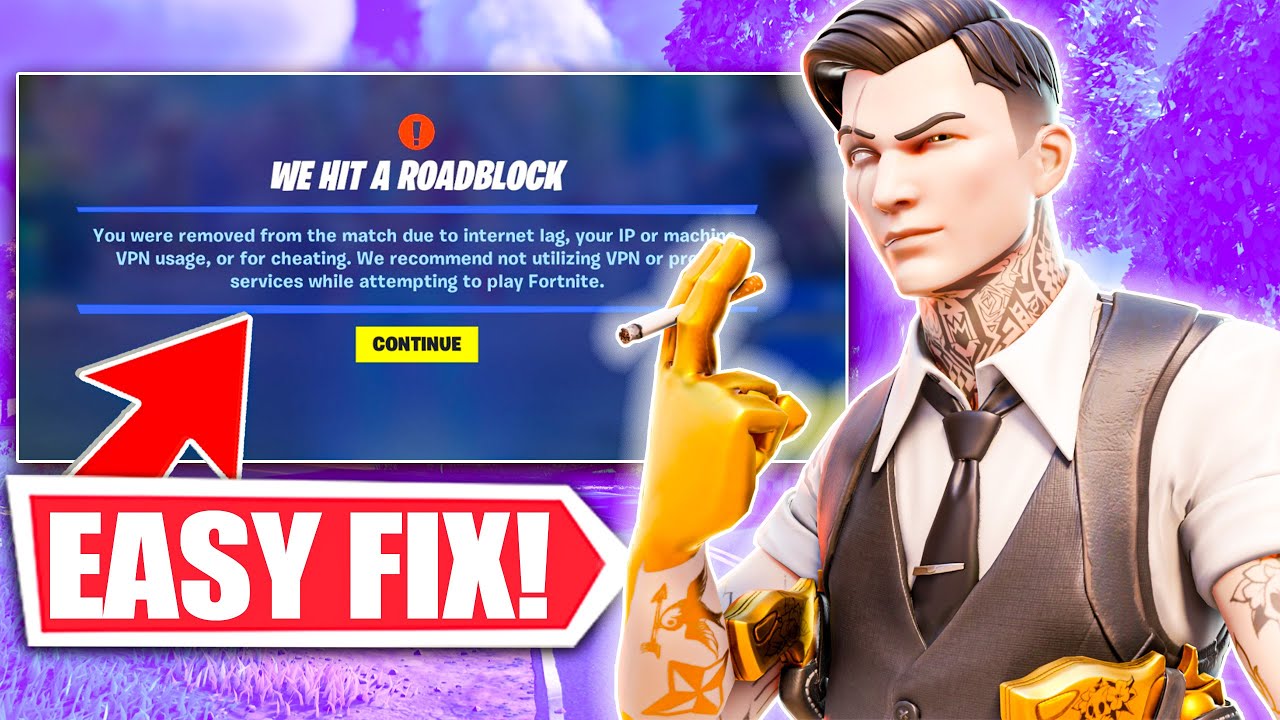 How To Fix Fortnite You Have Been Kicked Vpn Or Cheating in Chapter 5 Season 4 (EASY)